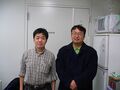 Jan. 2010. With Dr. Seiji Hori.